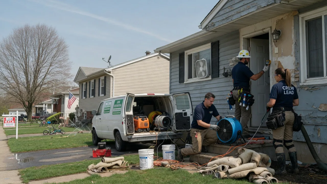 Flood Cleanup in Delphi Falls, NY near me